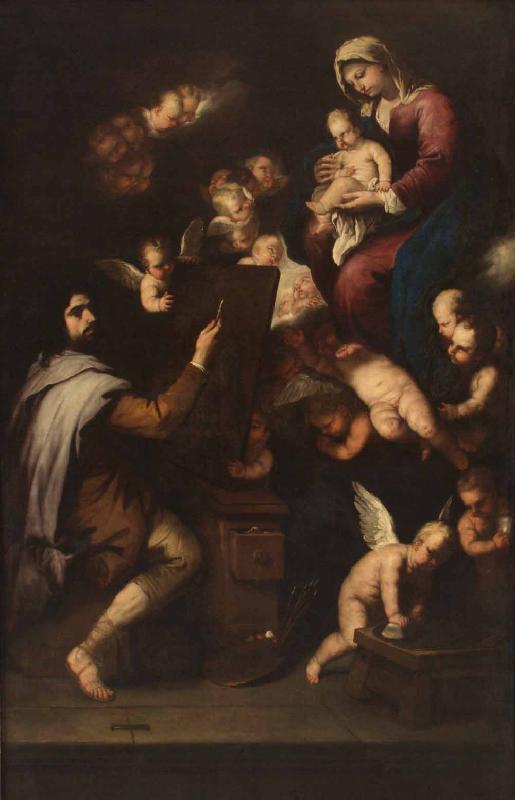  San Lucas pintando a la Virgen